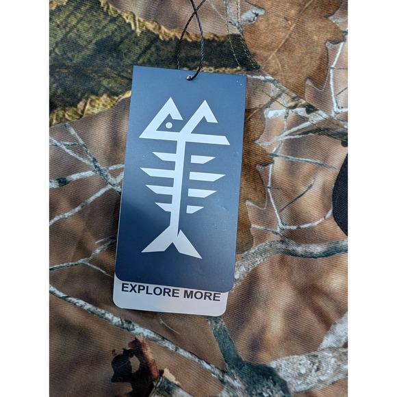 BassDash Men's Camo Pants Walker Waterproof 42x32 Hunting Fishing Ankle Zip NWT - Picture 13 of 16